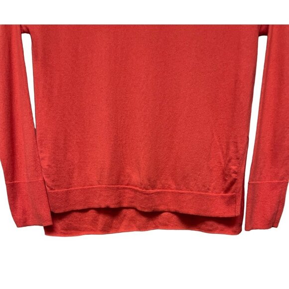 Toad & Co Orange Colorblock Knit Round Neck Sweater Wool Blend Women's XL - Picture 4 of 9